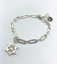 Textured Helm chunky Chain Bracelet