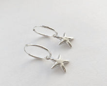 Star Hoop Earrings